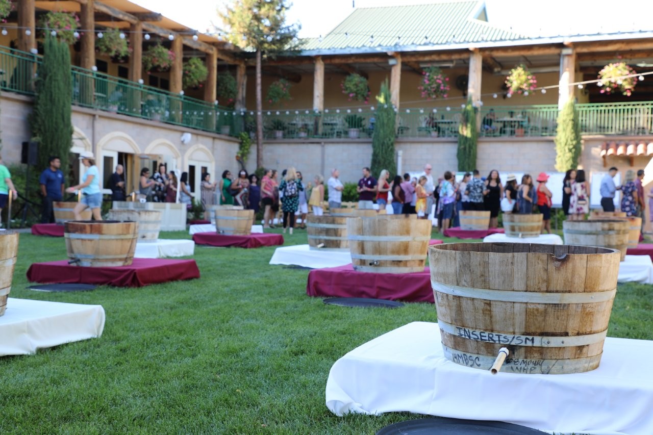 Grape Stomp at South Coast Winery